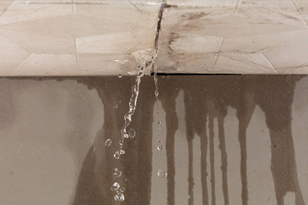 Professional Flood Damage Cleanup technician working in Mystic, CT